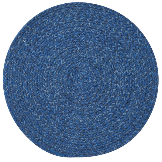Park Designs Spice Bin Braided Placemat Blue Spice - Set of 12