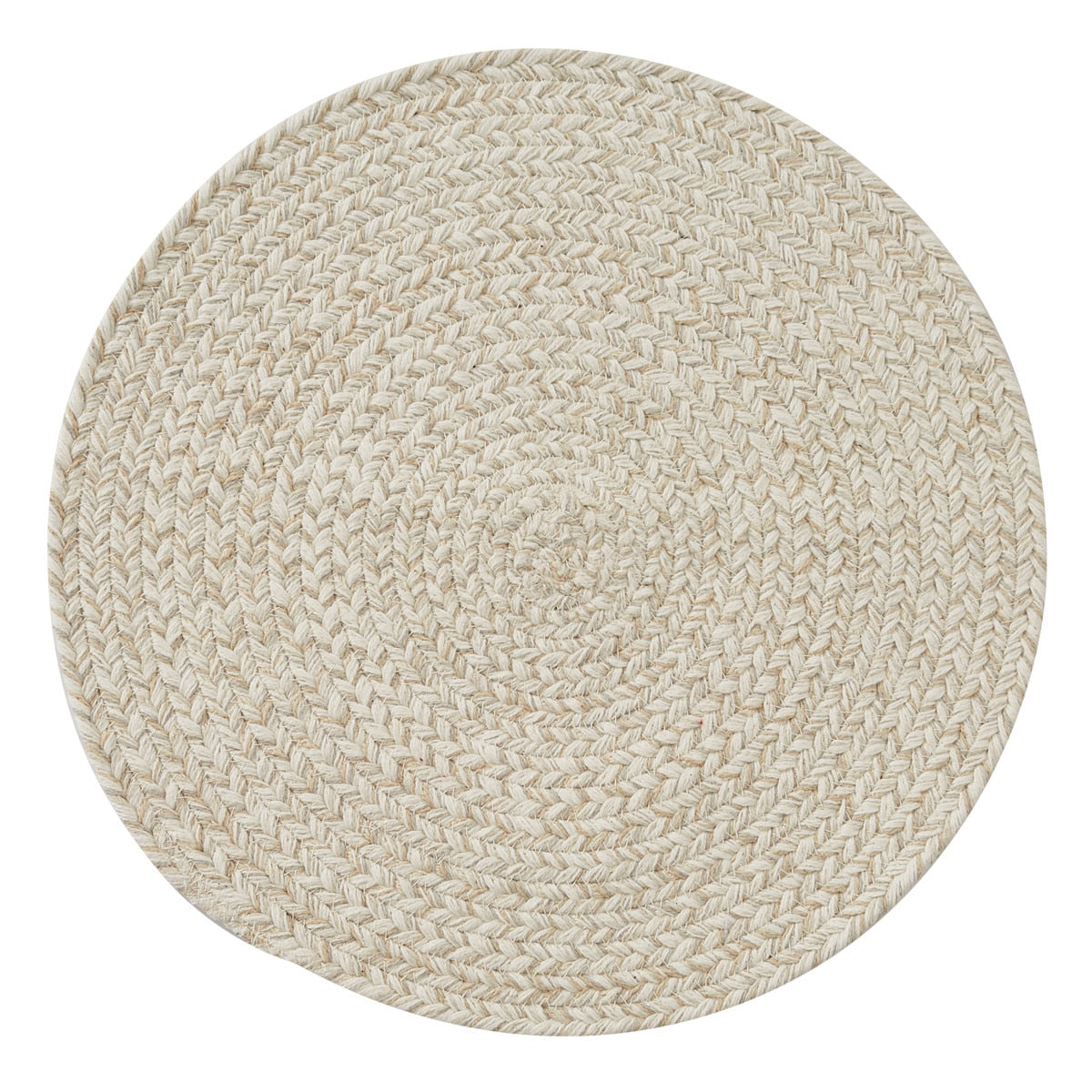 Park Designs Spice Bin Braided Placemat Sea Salt - Set of 12
