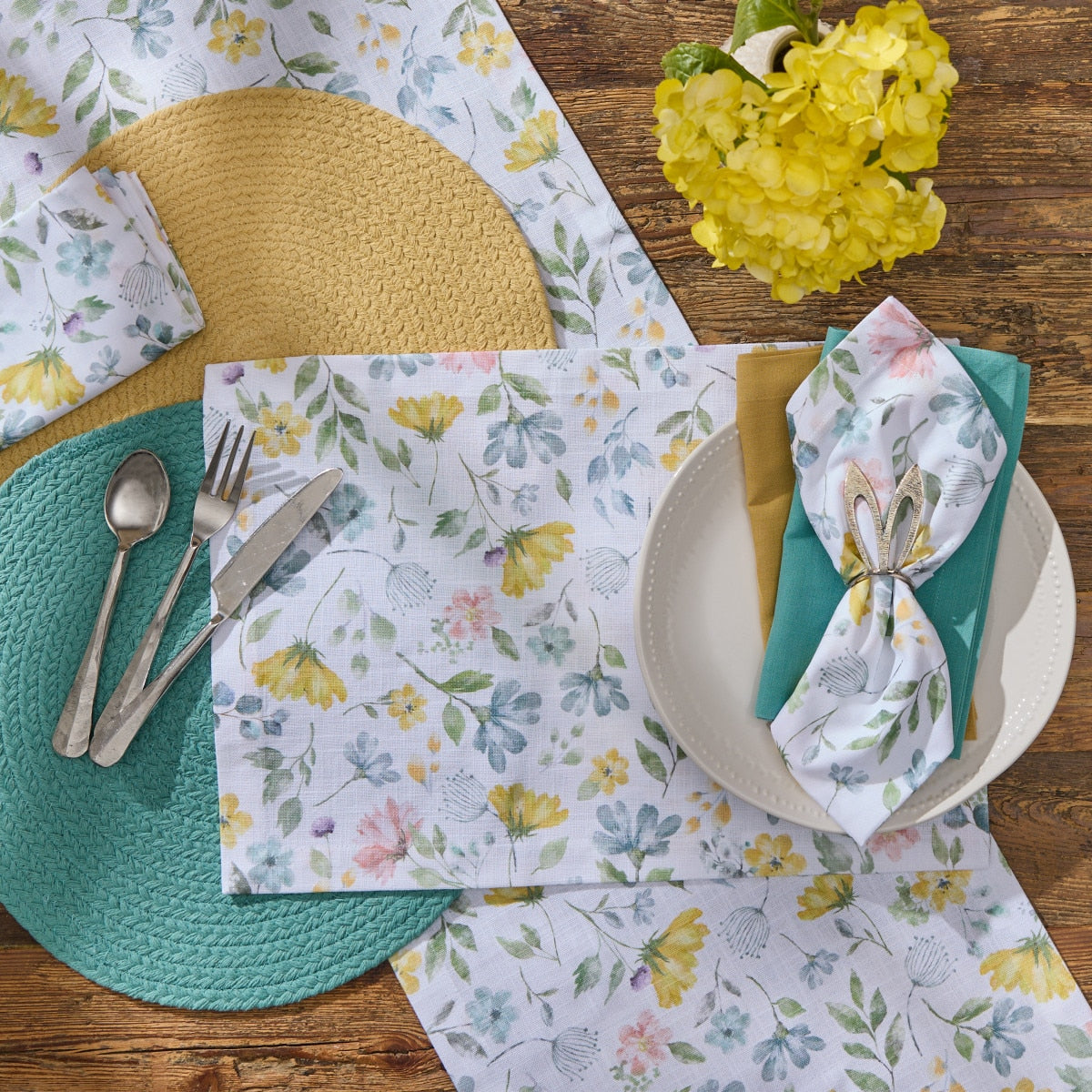 Park Designs Spring Flowers Napkin - Set of 12