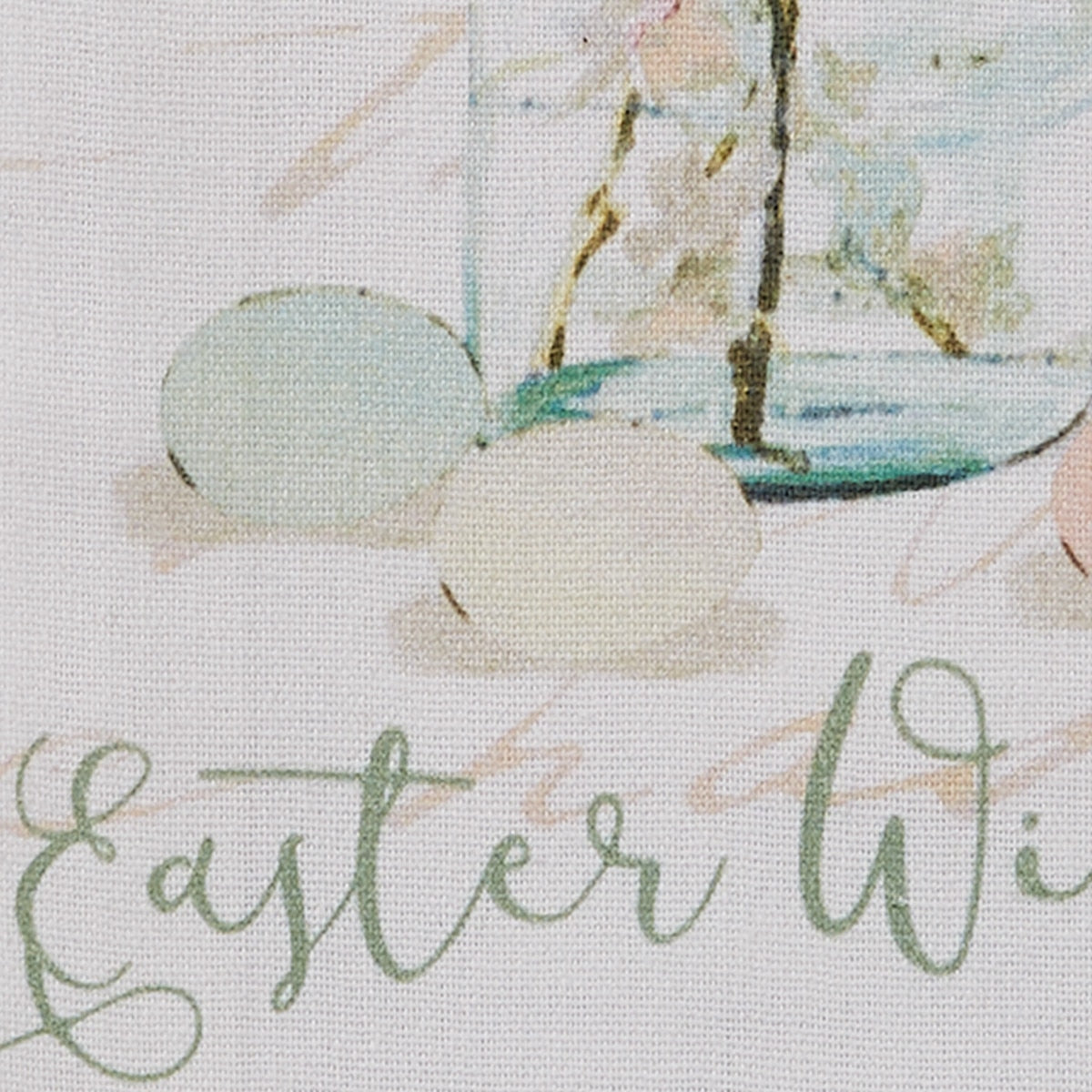 Park Designs Spring In Bloom Easter Wishes Dishtowel - Set of 6