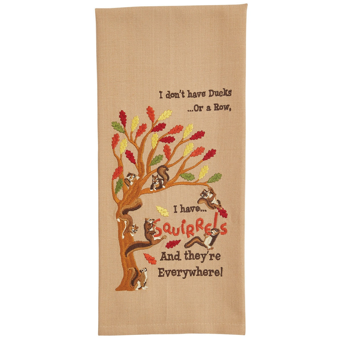 Park Designs Squirrels Dishtowel - Set of 2