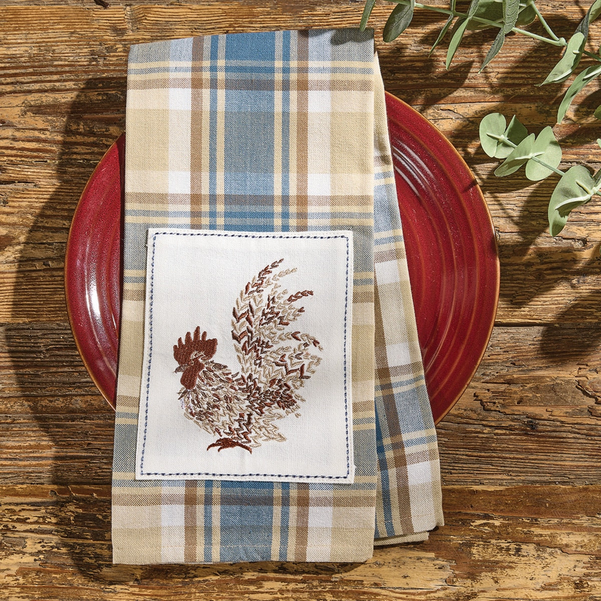 Park Designs Stone Hollow Decorative Dishtowel - Set of 6
