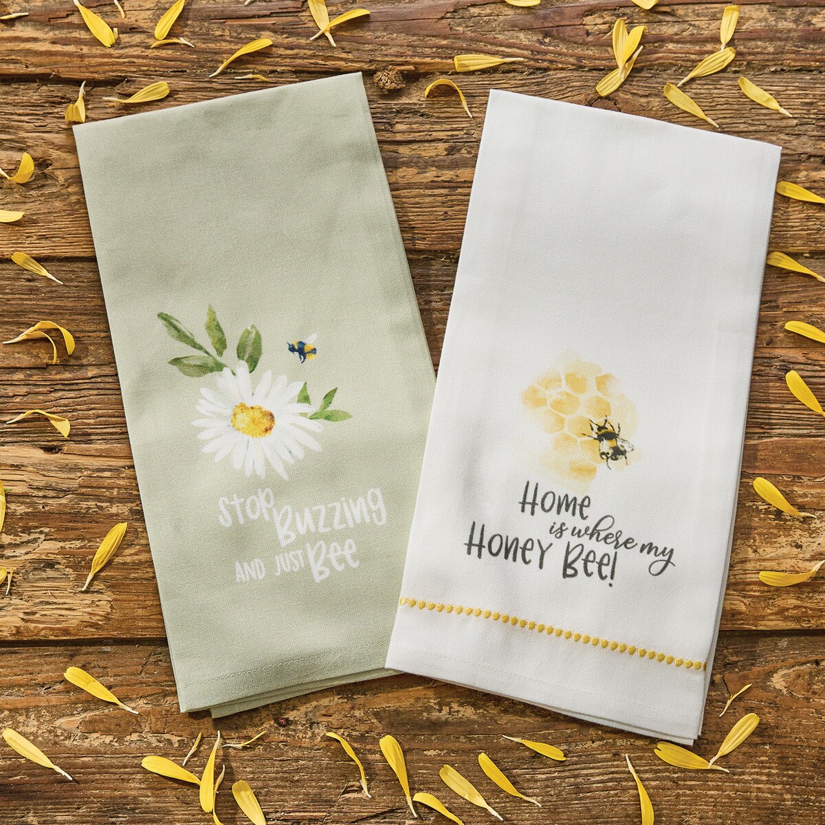 Park Designs Stop Buzzing Decorative Dishtowel - Set of 6