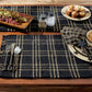 Park Designs Sturbridge Chindi Placemat Black - Set of 4