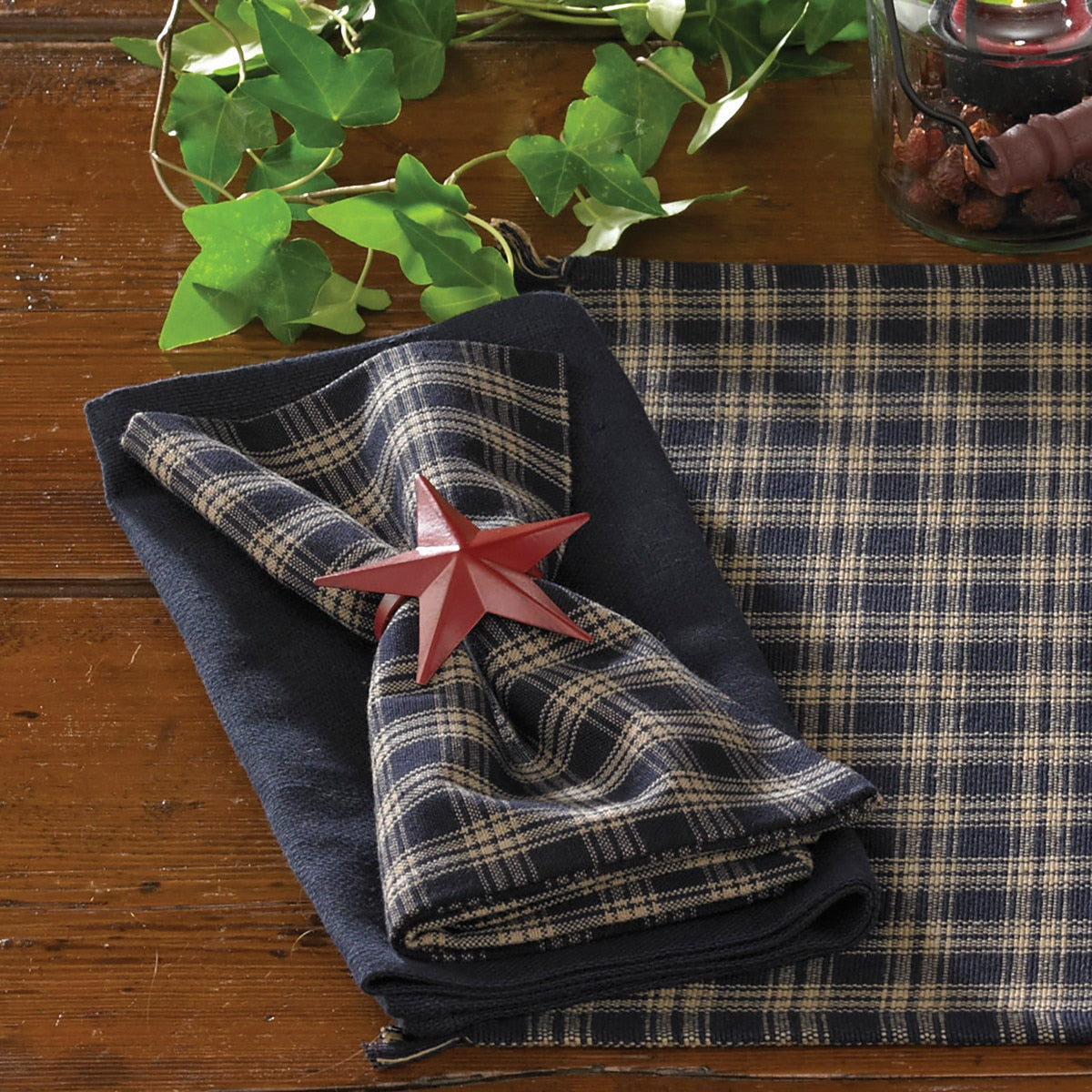 Park Designs Sturbridge Navy Napkin - Set of 4