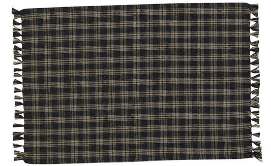 Park Designs Sturbridge Placemat Black - Set of 4