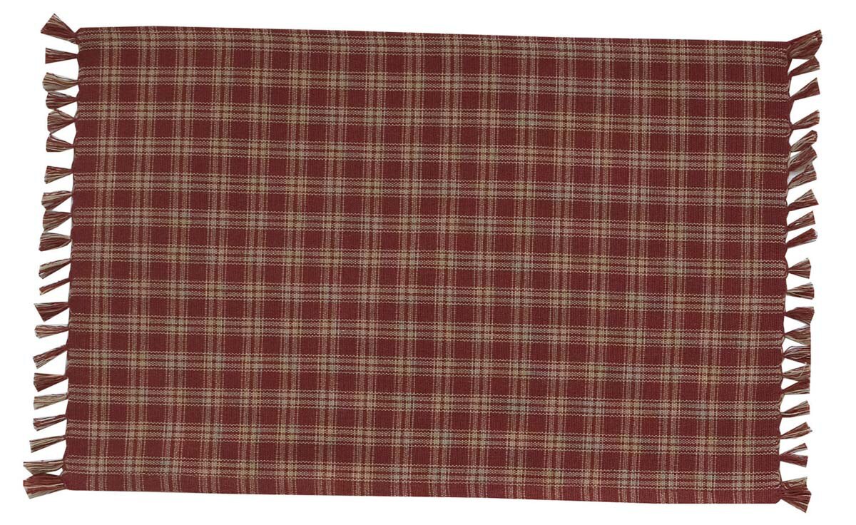 Park Designs Sturbridge Placemat Wine - Set of 4