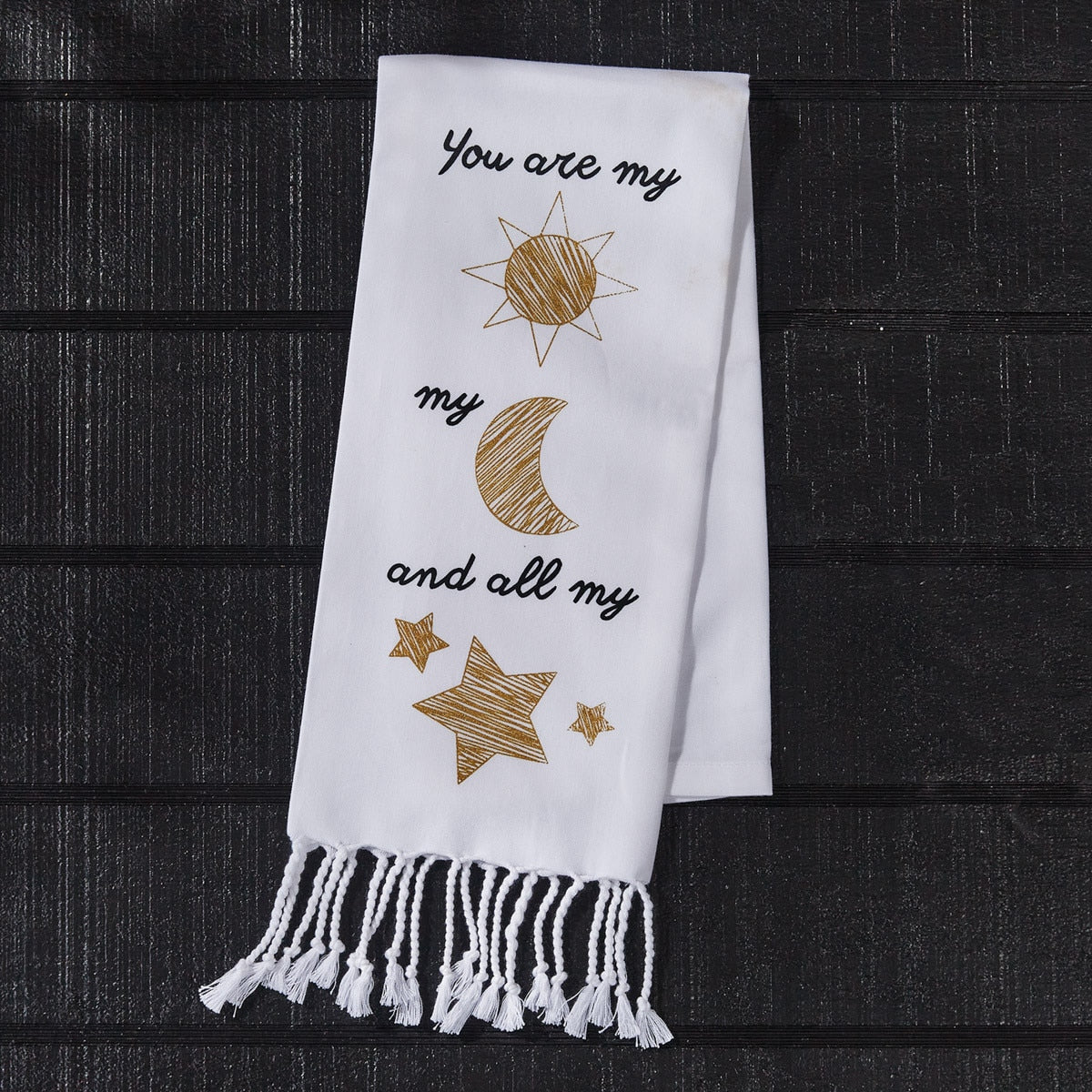 Park Designs Sun Moon Stars Decorative Dishtowel - Set of 2