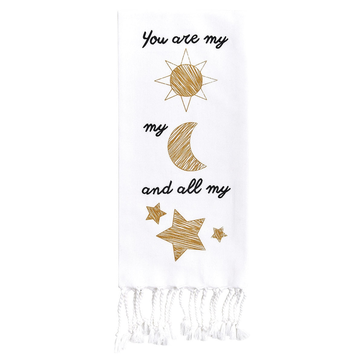 Park Designs Sun Moon Stars Decorative Dishtowel - Set of 2