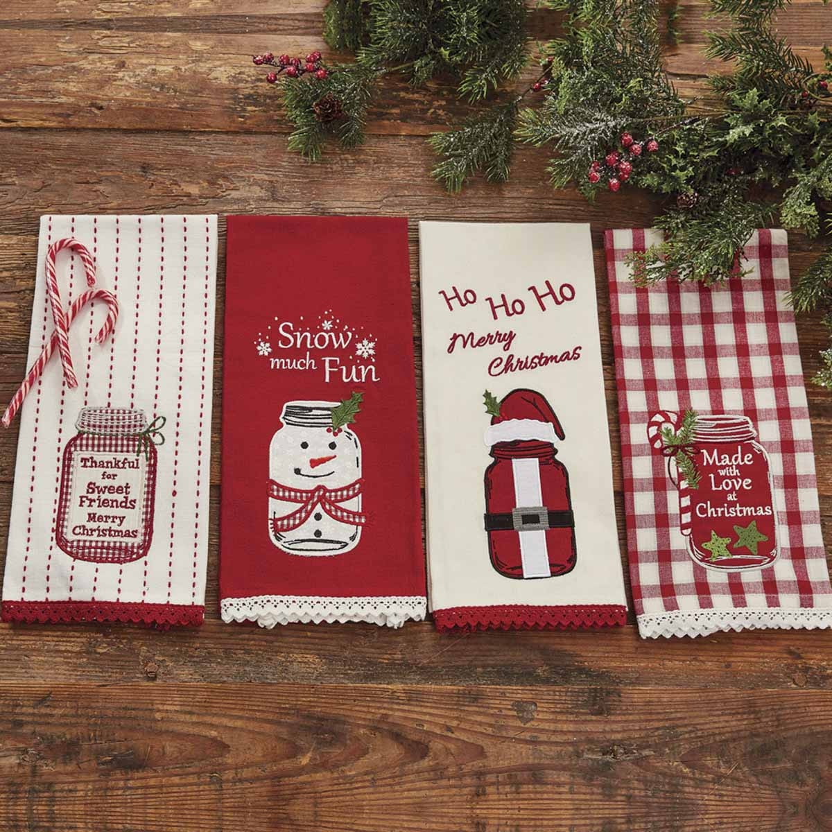 Park Designs Sweet Friends Applique Dishtowel