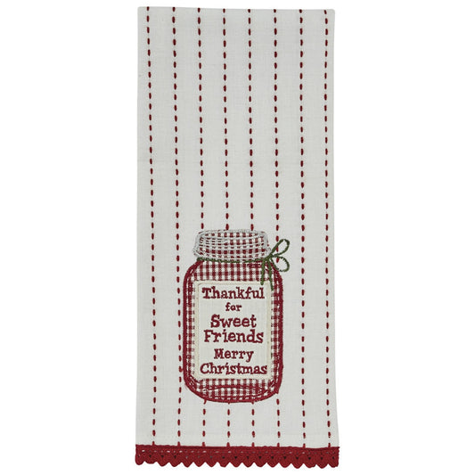 Park Designs Sweet Friends Applique Dishtowel