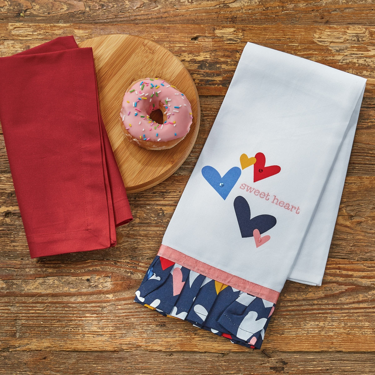 Park Designs Sweet Heart Decorative Dishtowel - Set of 2