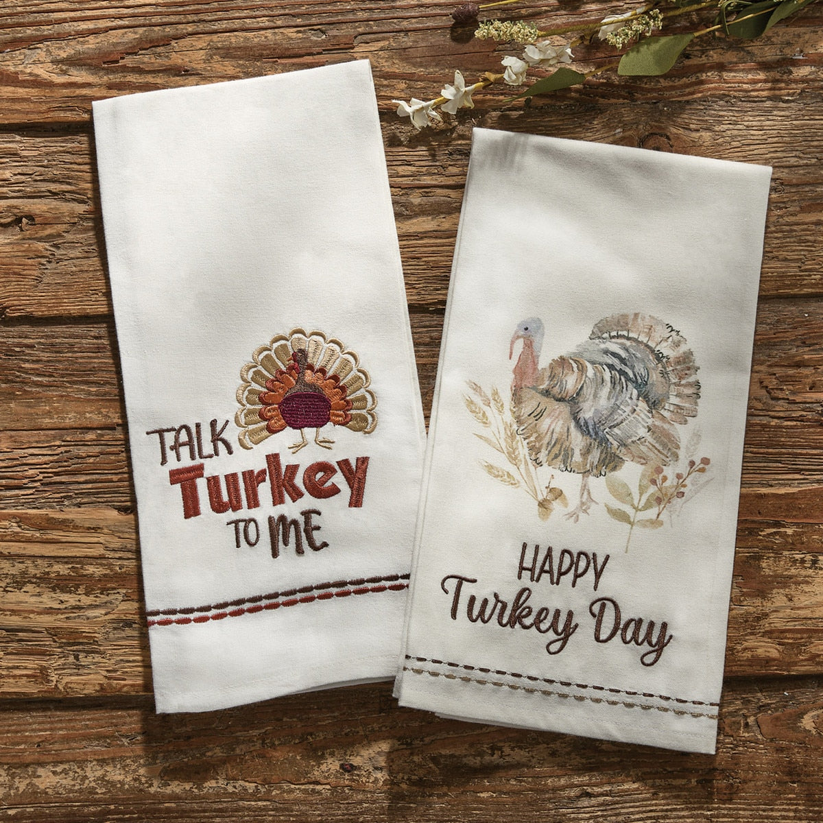 Park Designs Talk Turkey To Me Decorative Dishtowel - Set of 6
