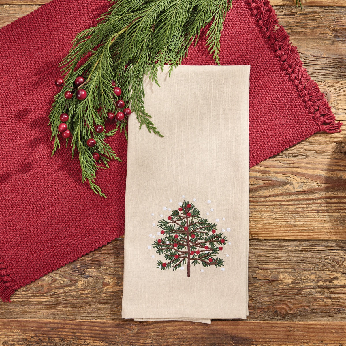 Park Designs Tannenbaum Dishtowel - Set of 6