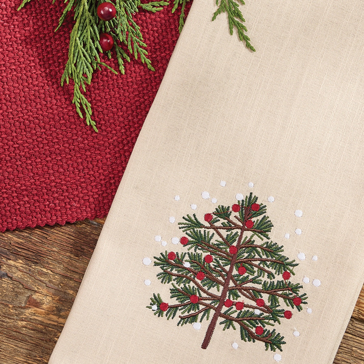 Park Designs Tannenbaum Dishtowel - Set of 6
