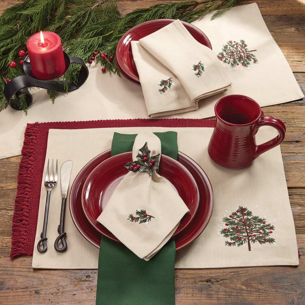 Park Designs Tannenbaum Placemat - Set of 12