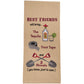 Park Designs Tequila And Duct Tape Embroidered Dishtowel - Set of 6