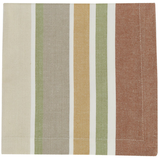 Park Designs Terra Stripe Napkin - Set of 12