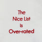 Park Designs The Nice List Is Over-Rated Dishtowel - Set of 6