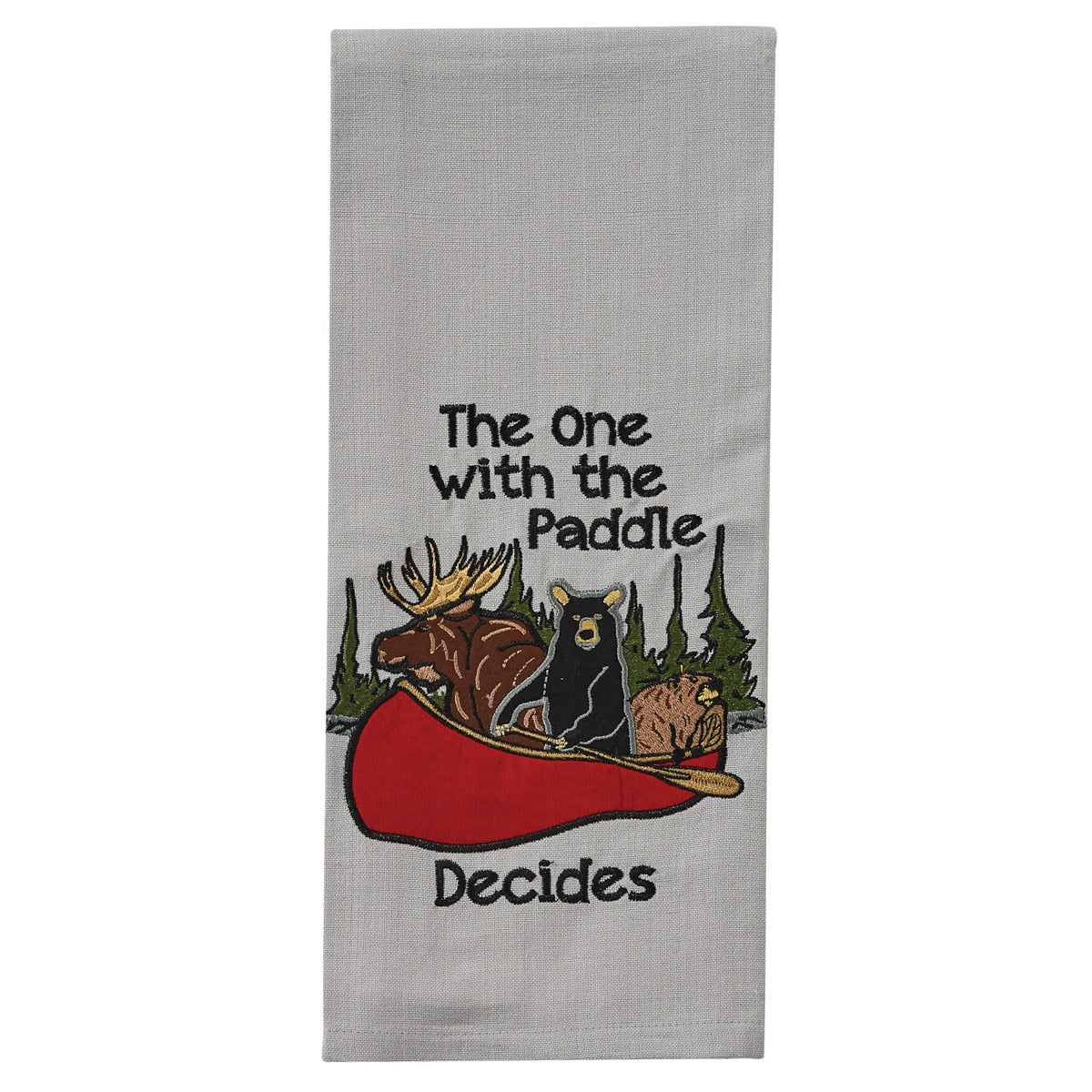 Park Designs The One With The Paddle Decides Dishtowel - Set of 6