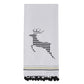 Park Designs Tidings Tinsel Deer Decorative Dishtowel - Set of 2