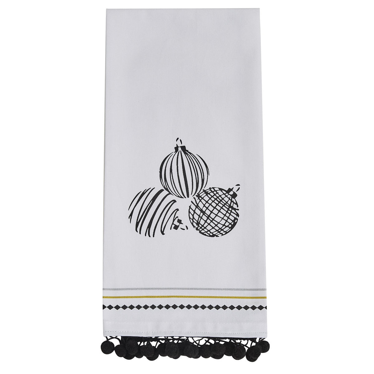 Park Designs Tidings Tinsel Ornaments Decorative Dishtowel - Set of 2