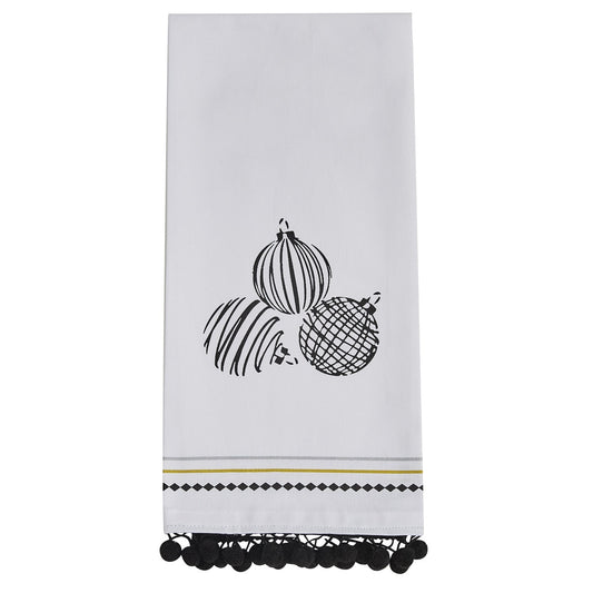 Park Designs Tidings Tinsel Ornaments Decorative Dishtowel - Set of 2
