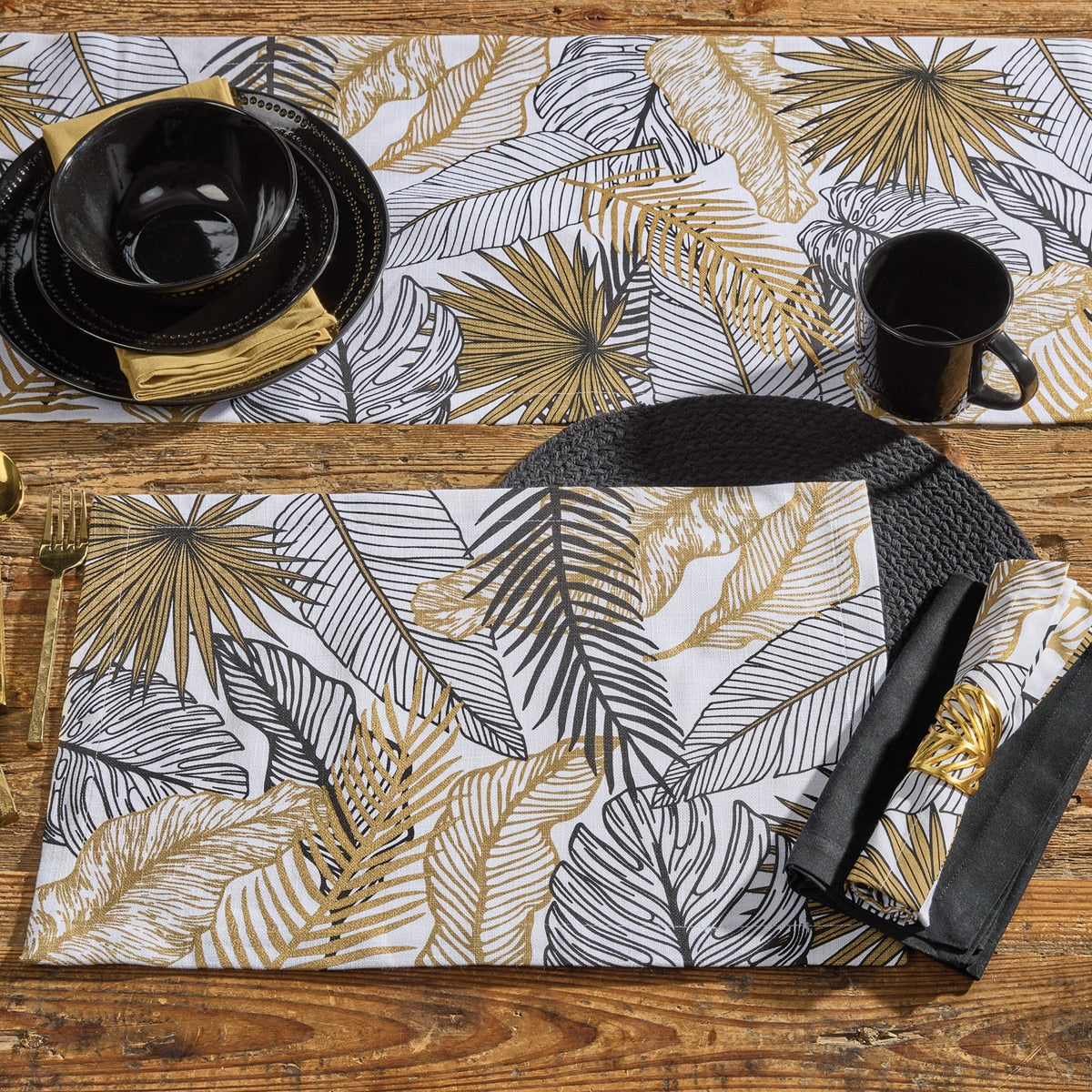 Park Designs Touch Of Gold Napkin - Set of 12