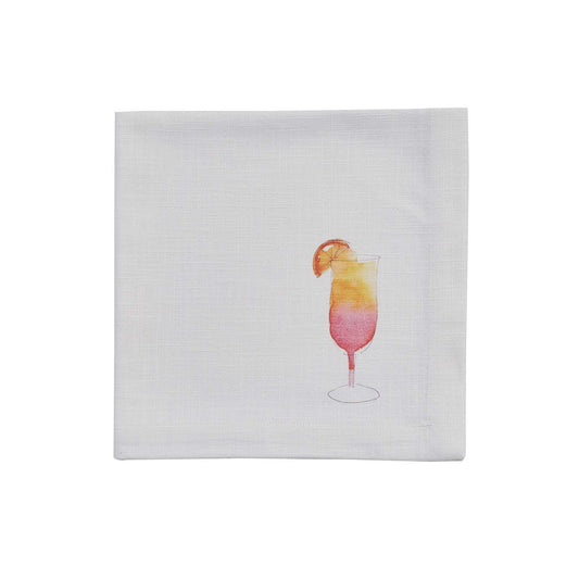 Park Designs Tropical Drink Sunrise Napkin - Set of 4