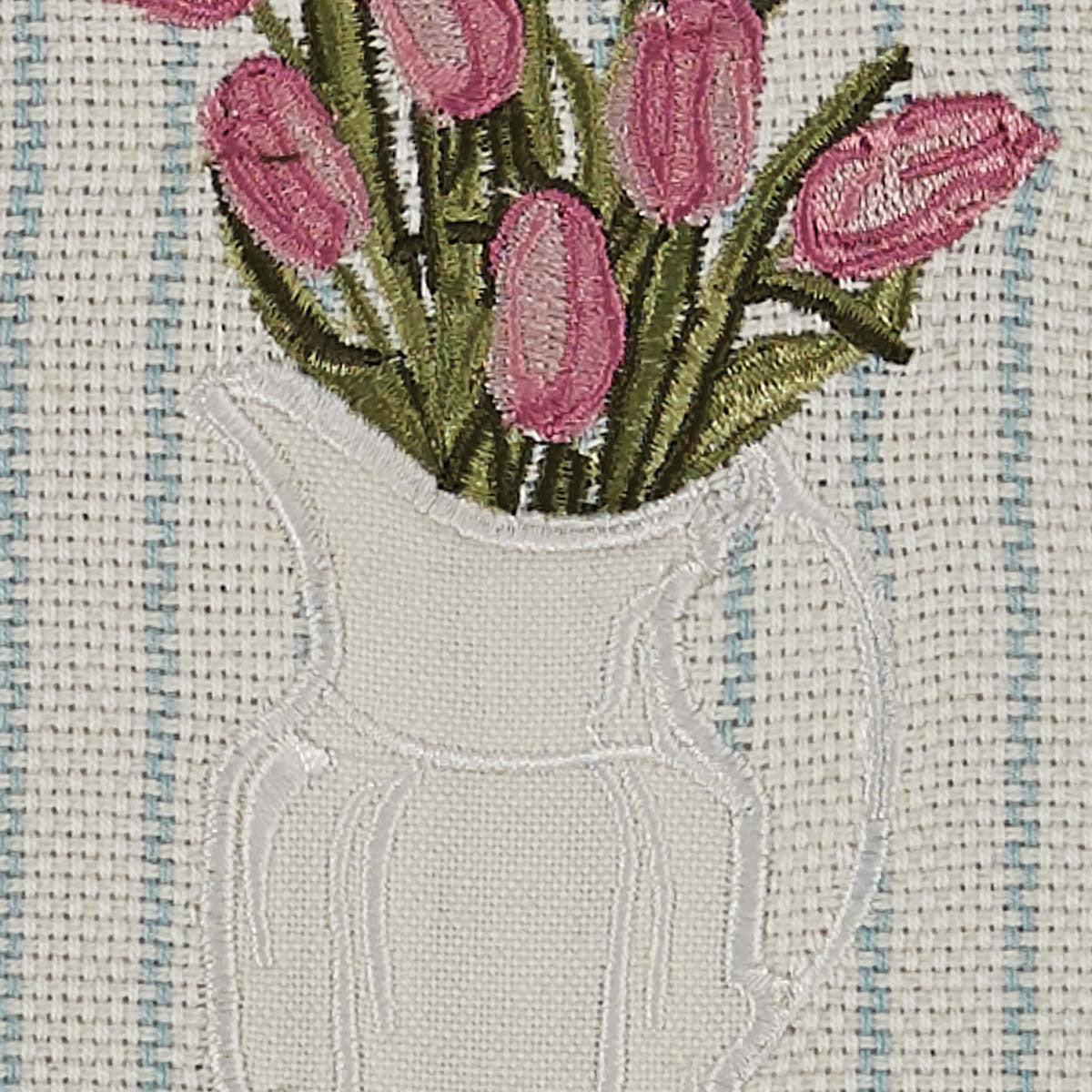 Park Designs Tulip Applique Embroidery Dishtowel - Set of 6