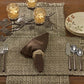 Park Designs Tweed Placemat Espresso - Set of 4
