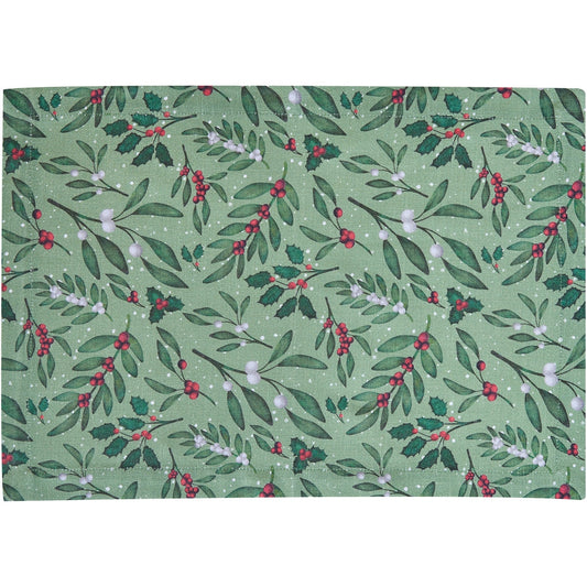 Park Designs Under The Mistletoe Placemat - Set of 12