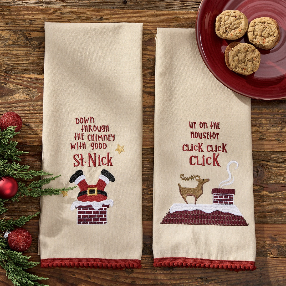 Park Designs Up On Housetop Dishtowel - Set of 6