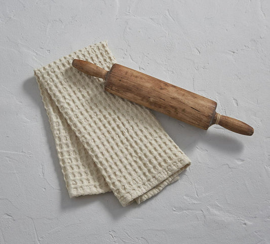 Park Designs Waffle Weave Towel Pebble - Set of 2