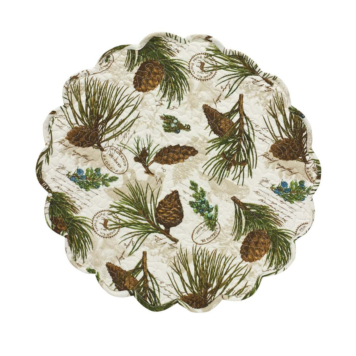 Park Designs Walk in the Woods Round Placemat - Set of 6