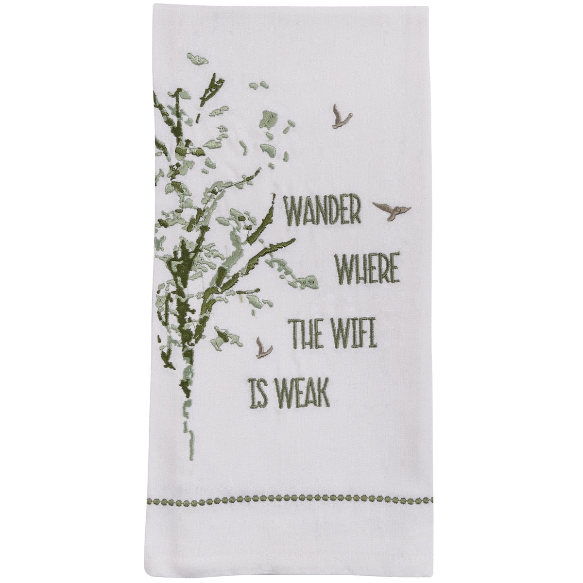 Park Designs Wander Were The Wifi Decorative Dishtowel - Set of 6