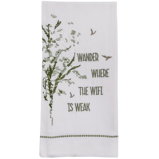 Park Designs Wander Were The Wifi Decorative Dishtowel - Set of 6