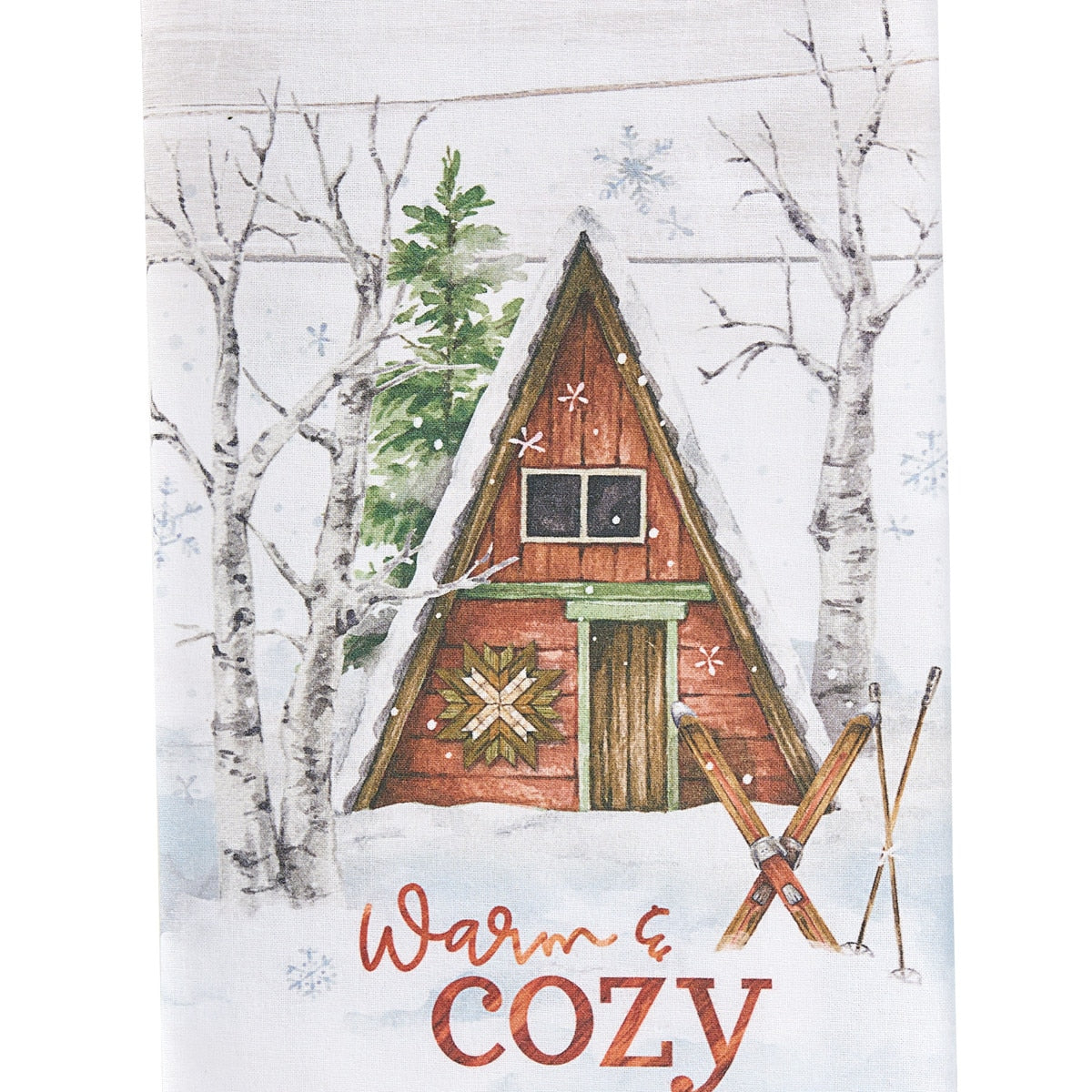 Park Designs Warm And Cozy Printed Dishtowel - Set of 6