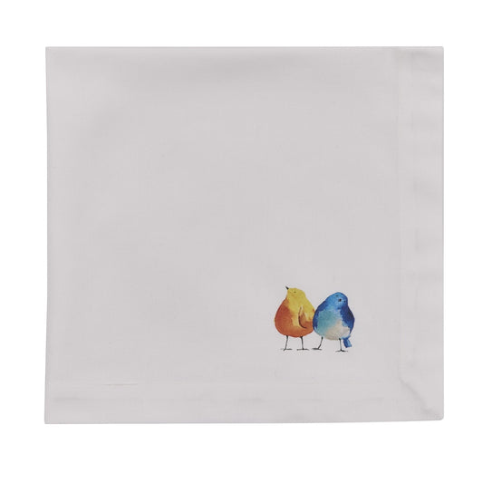 Park Designs Watercolor Birds Napkin - Set of 12