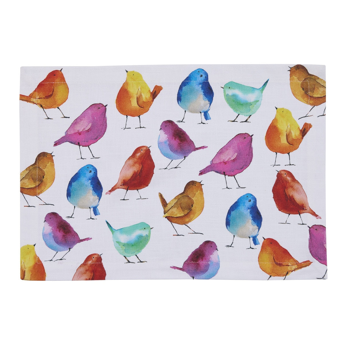 Park Designs Watercolor Birds Placemat - Set of 12