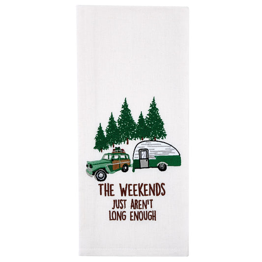 Park Designs Weekends Aren't Long Enough Dishtowel - Set of 2