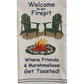 Park Designs Welcome To Our Firepit Embroidered Dishtowel - Set of 2