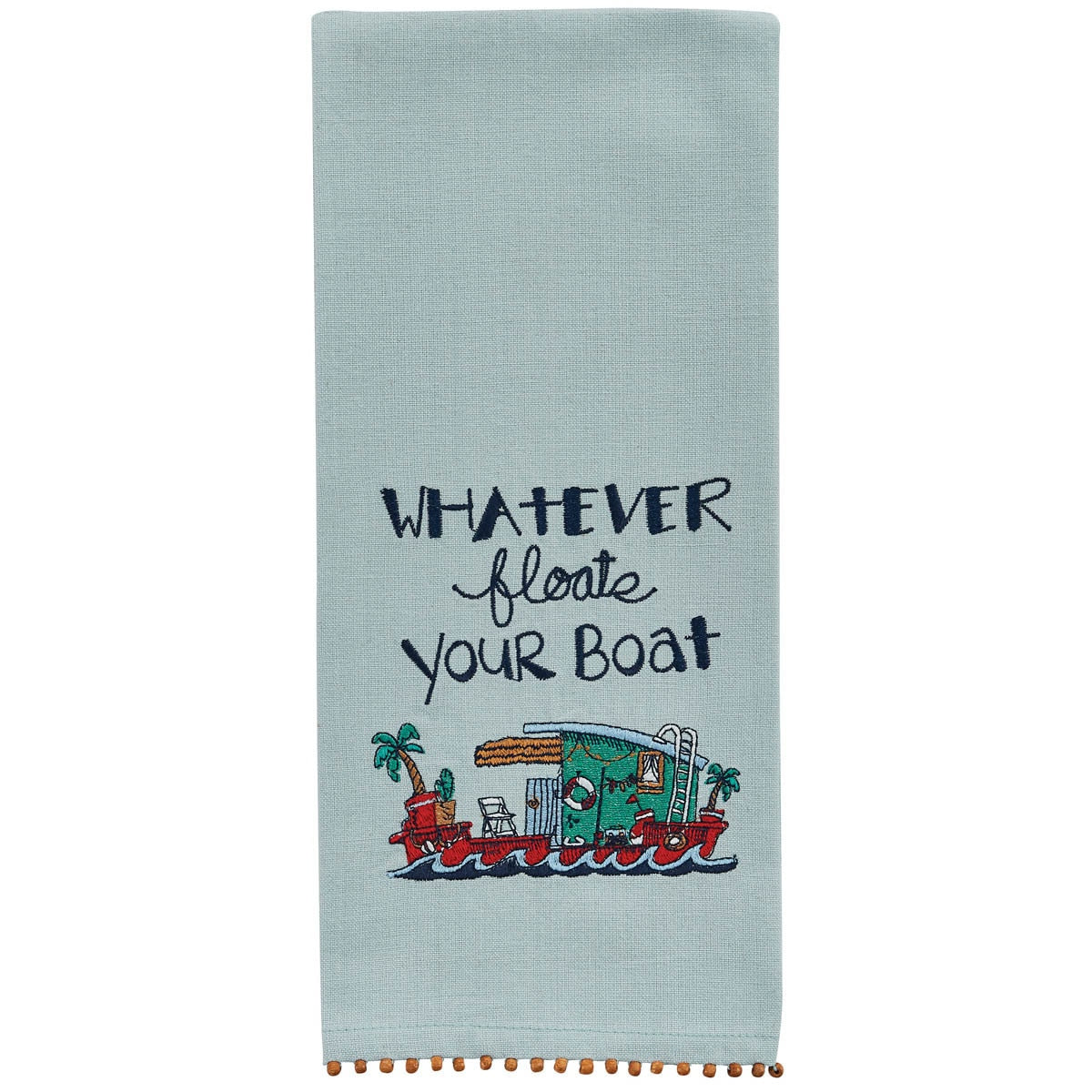 Park Designs Whatever Floats Your Boat Embroidered Dishtowel - Set of 2