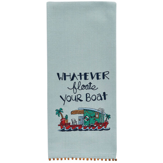 Park Designs Whatever Floats Your Boat Embroidered Dishtowel - Set of 2