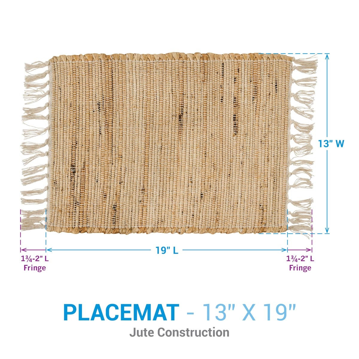 Park Designs Wheat Fields Jute Placemat - Set of 12