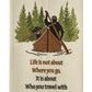 Park Designs Who You Travel With Dishtowel - Set of 6