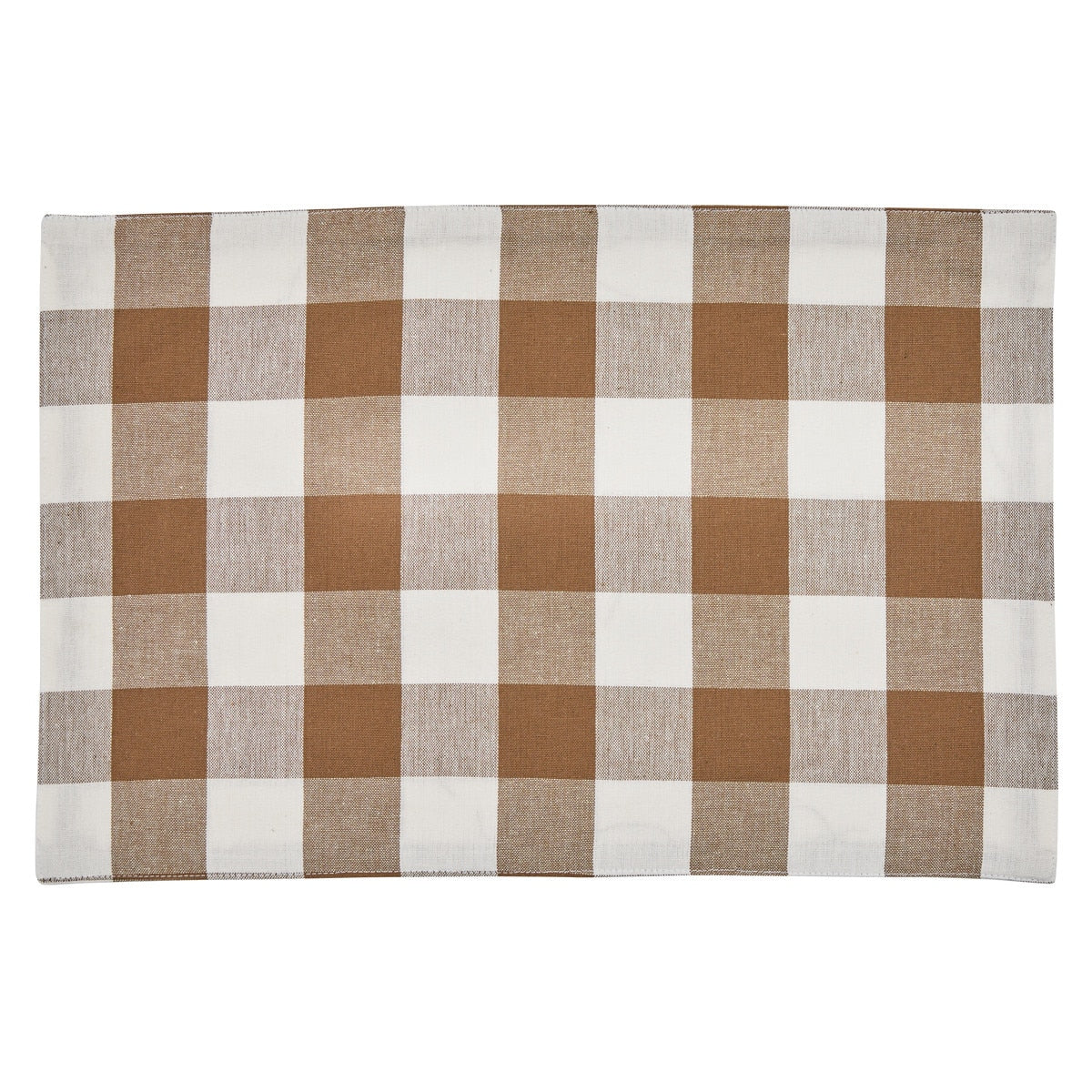 Park Designs Wicklow Backed Placemat Brown And Cream - Set of 12