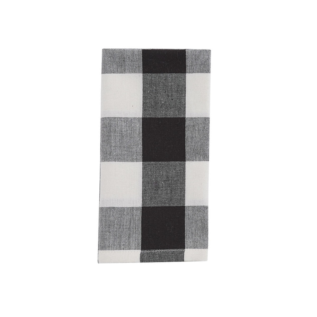 Park Designs Wicklow Check Napkin - Black & Cream - Set of 4