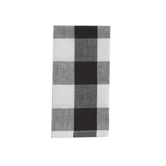 Park Designs Wicklow Check Napkin - Black & Cream - Set of 4