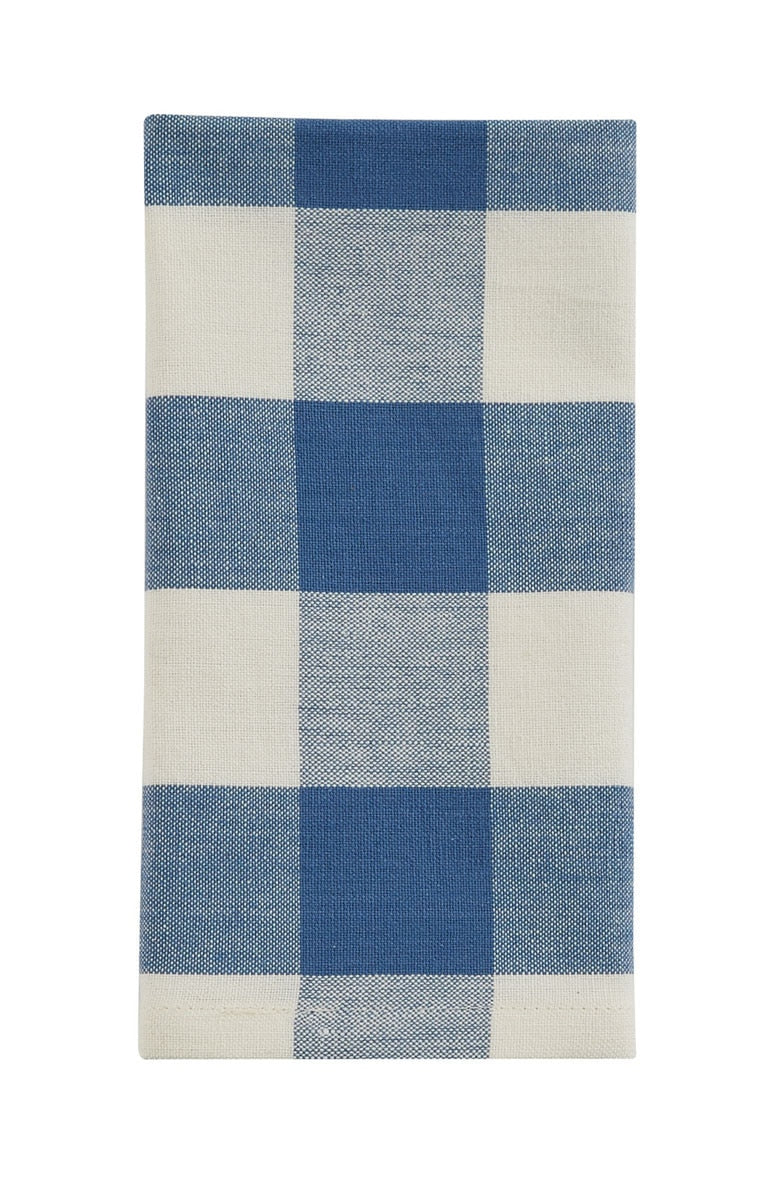 Park Designs Wicklow Check Napkin - China Blue - Set of 4